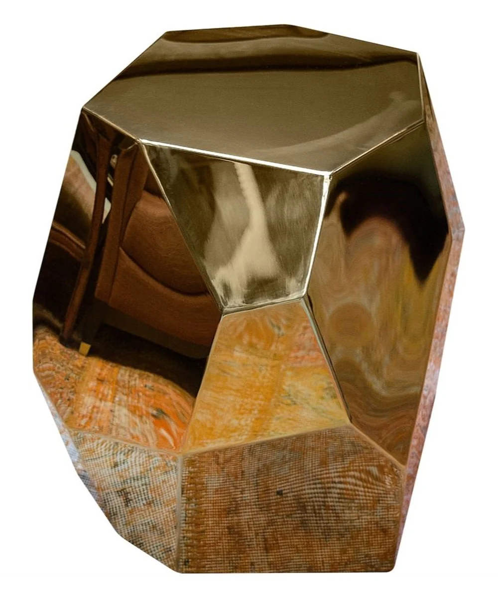 Designer side table gold 65 x 50 x H. 60 cm - designer collection