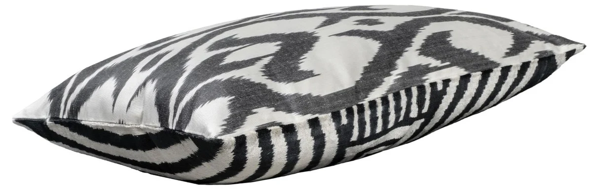 Luxury cushion Mod2 black / white 60 x 40 cm - living room decoration accessories