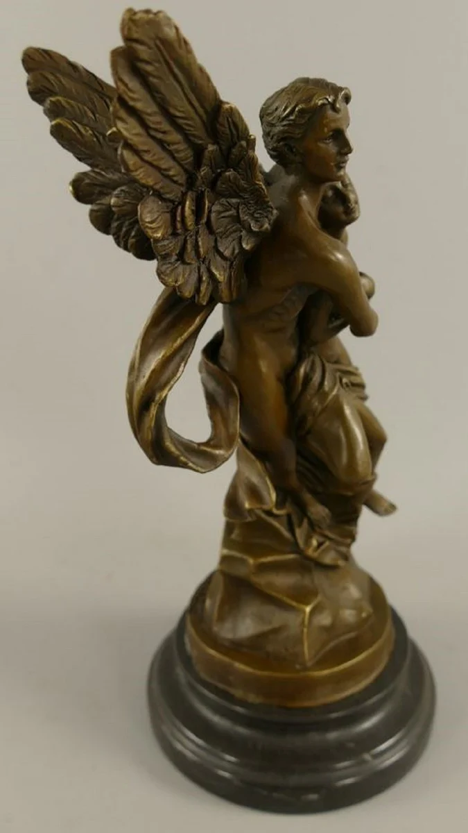 Art Nouveau bronze decorative figure Armor & Psyche bronze / black H. 31 cm