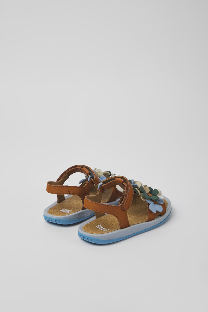 Twins Multicolored Leather Sandals for Boys