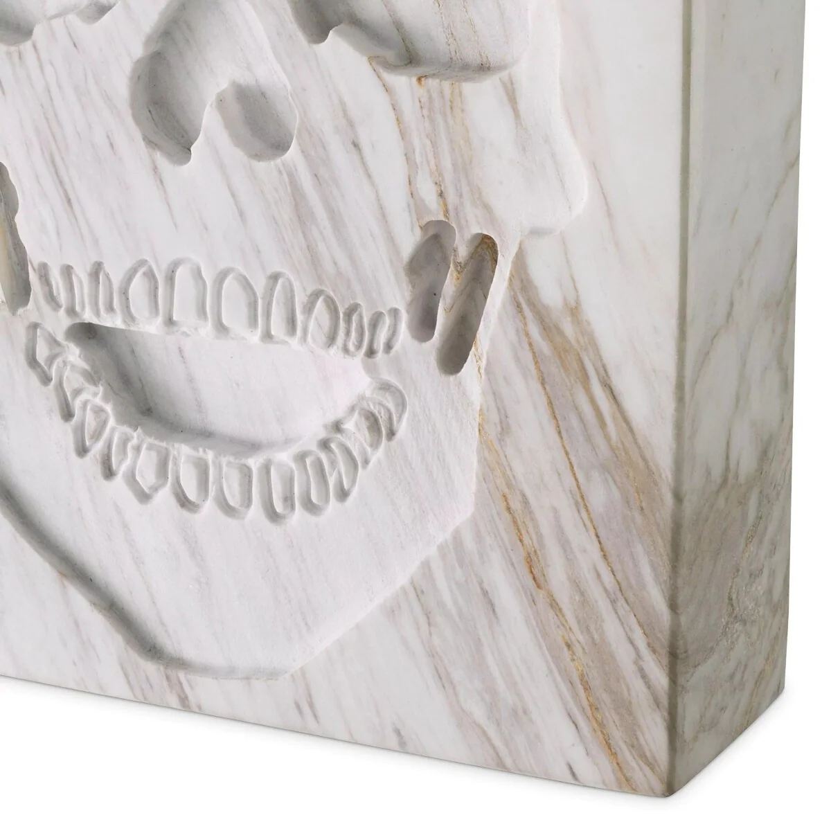 Philipp Plein luxury designer marble skull book decoration 18 x 24 x H. 5.5 cm skull marble sculpture