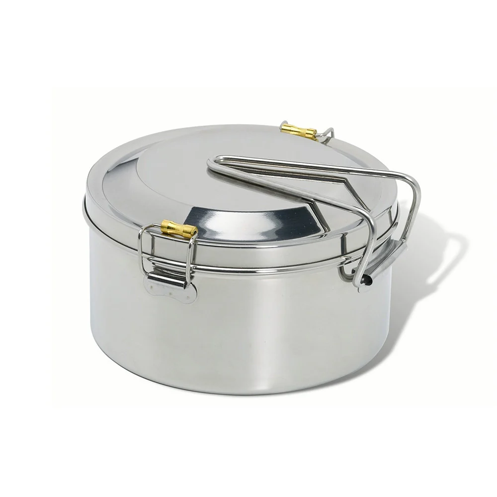 Hosa ROUND MULTI-SET round lunch box - stainless steel