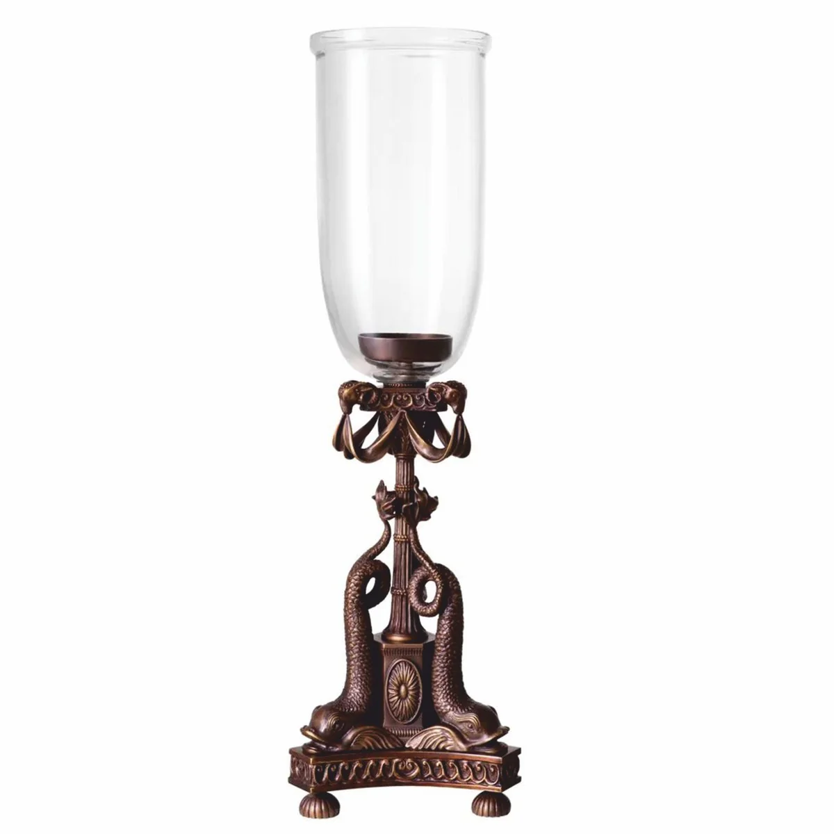 Luxury Baroque candlestick bronze H. 68 cm - Baroque decorative accessories