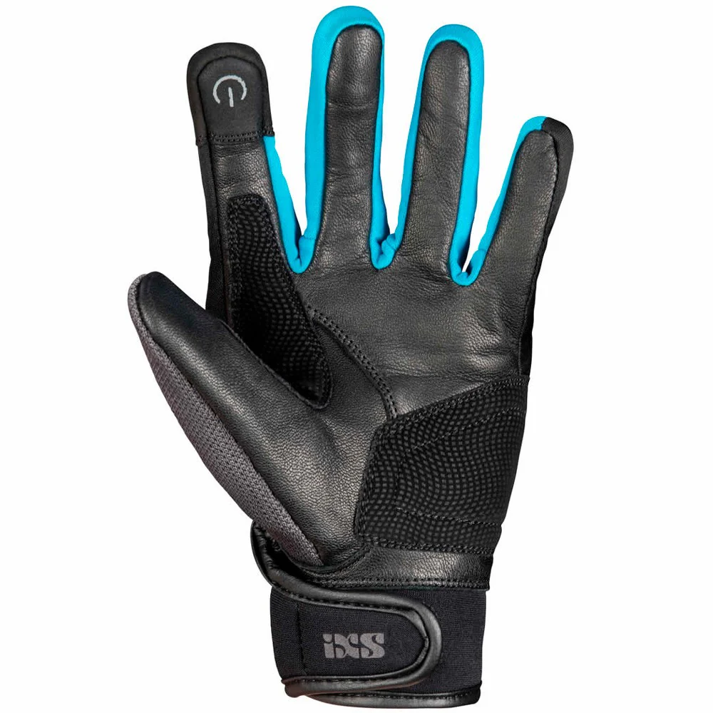 IXS CLASSIC EVO AIR LADY SUMMER GLOVES - BLACK / BLUE