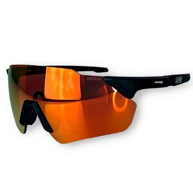 LEM EASTSIDE SUNGLASSES - BLACK / ORANGE