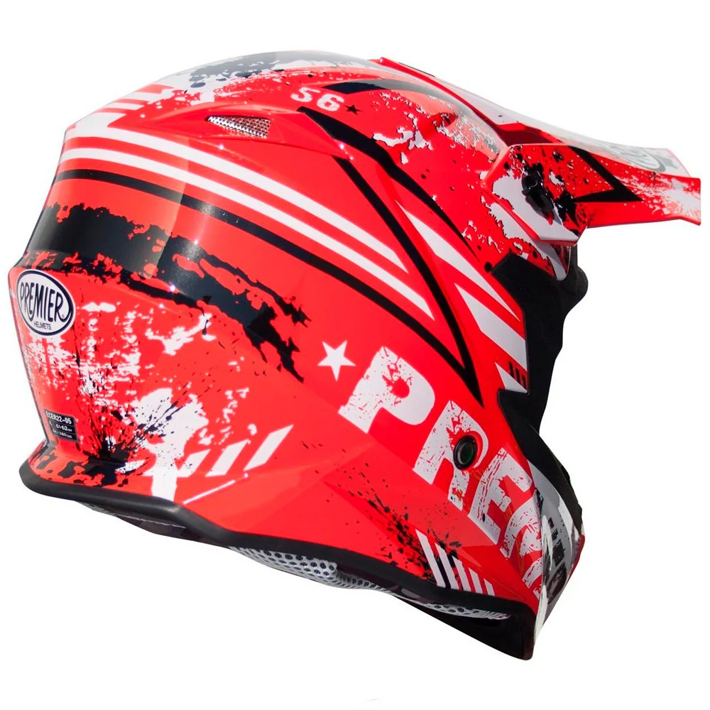 PREMIER EXIGE ZX2 HELMET - RED / WHITE
