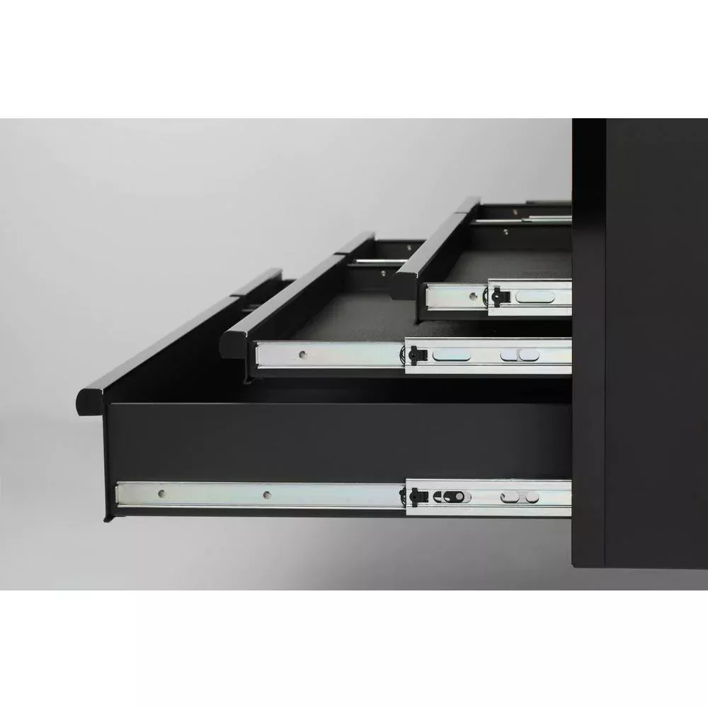 Heavy-Duty 52 in. W 6-Drawer, Deep Tool Chest in Matte Black