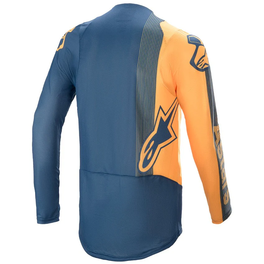 CAMISETA ALPINESTARS SUPERTECH FOSTER 21 AZUL / NARANJA