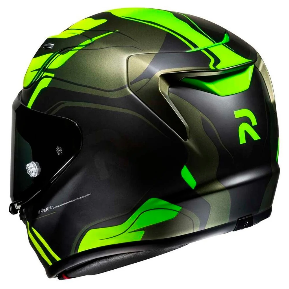 CASCO HJC RPHA 12 LAWIN - BLACK / FLUOR