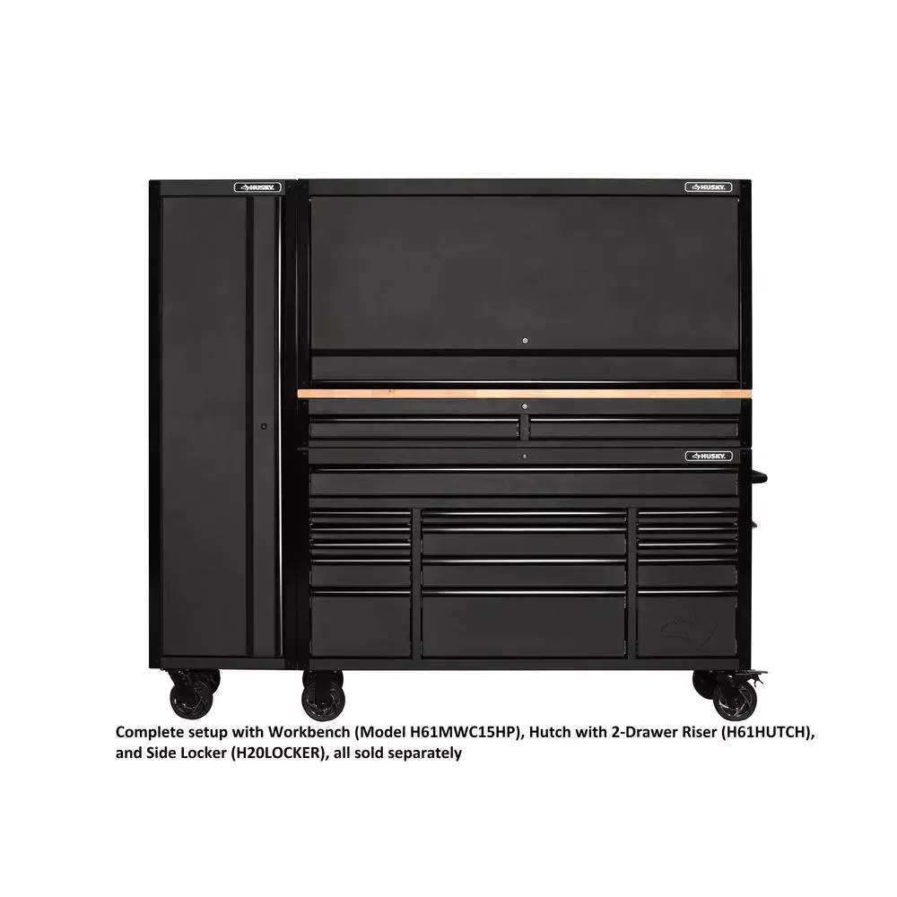61 IN. 2-DRAWER HEAVY-DUTY HUTCH WITH RISER