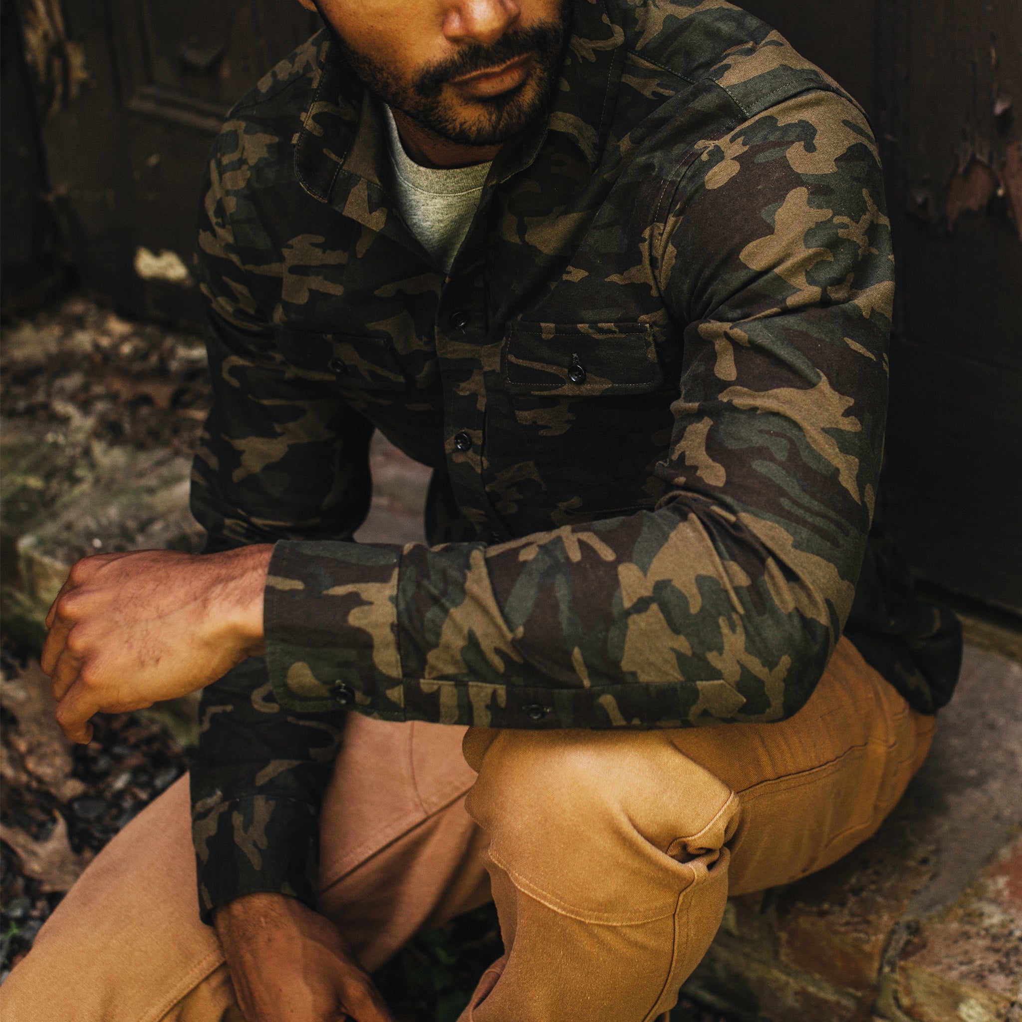 The Yosemite Shirt in Trail Camo