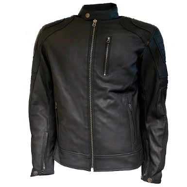 CHAQUETA PIEL OUT DERRY - NEGRO
