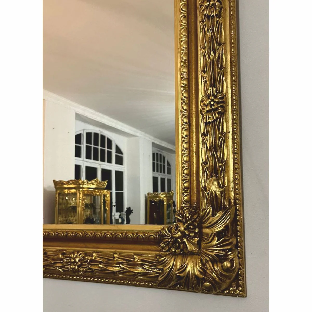 Baroque mirror gold H. 146 cm - Magnificent baroque furniture