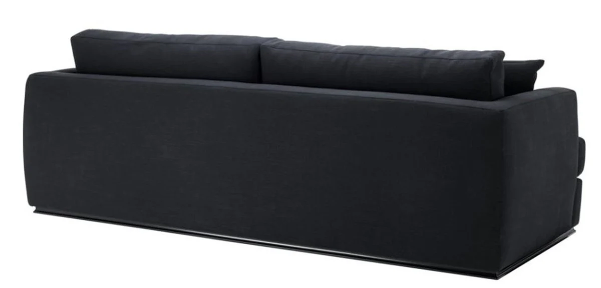 Luxury Hotel Sofa Black 234 x 103 x H. 86 cm - Limited Edition