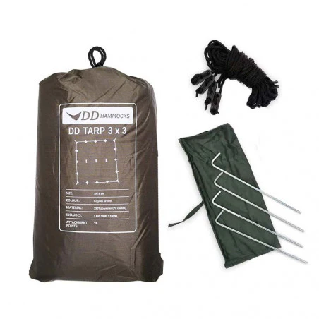 Camping floor - RAFFIA CANVAS 3.6 X 5.4 - white