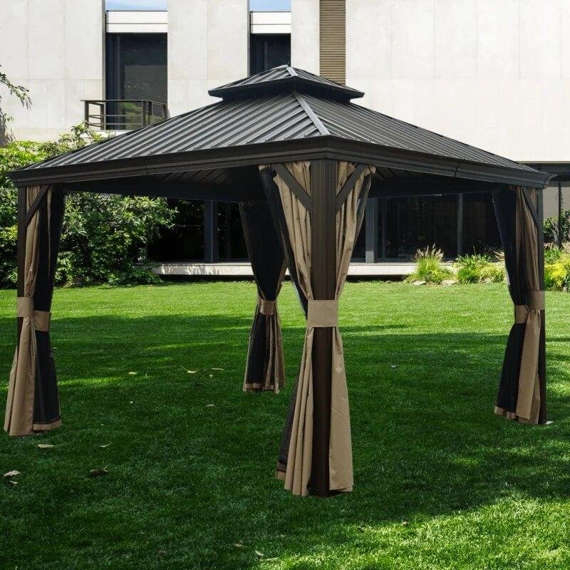 Alexander 12 Ft. W X 12 Ft. D Aluminum Patio Gazebo