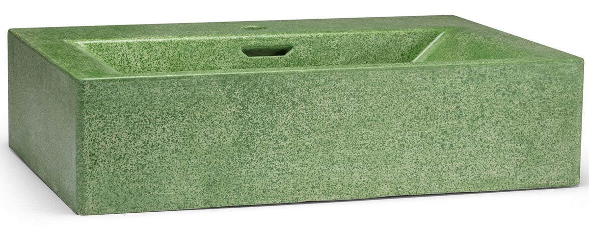 Luxury concrete sink matt green 60 cm
