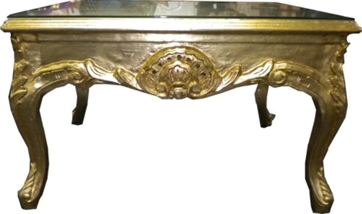Baroque side table gold - couch table - living room table - coffee table