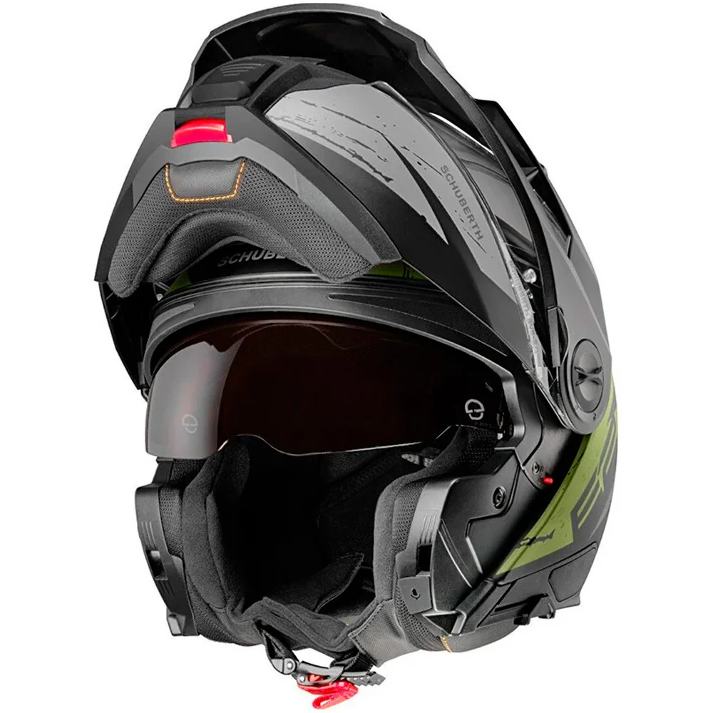CASCO TRAIL MODULAR SCHUBERTH E2 EXPLORER - VERDE MATE